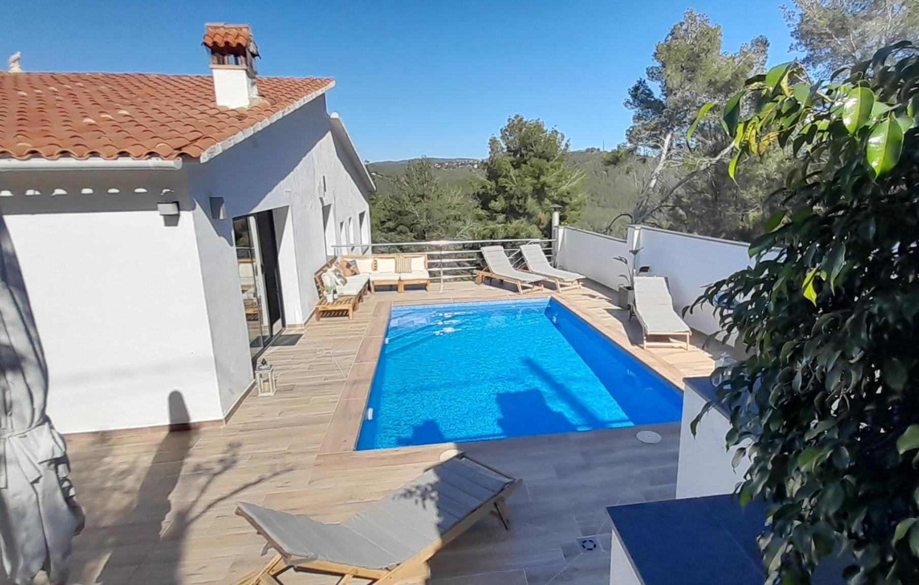 Villa Avril Piscina Privada Y Amplias Terrazas Olivella Extérieur photo